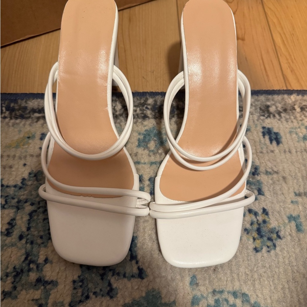 Elegant White Women's Heels